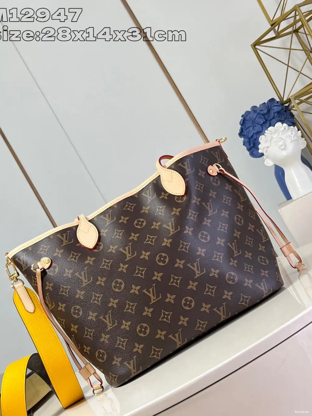 Cheap Louis Vuitton MM-31*28*14cm Bandoulière Out Neverfull Inside 0702
